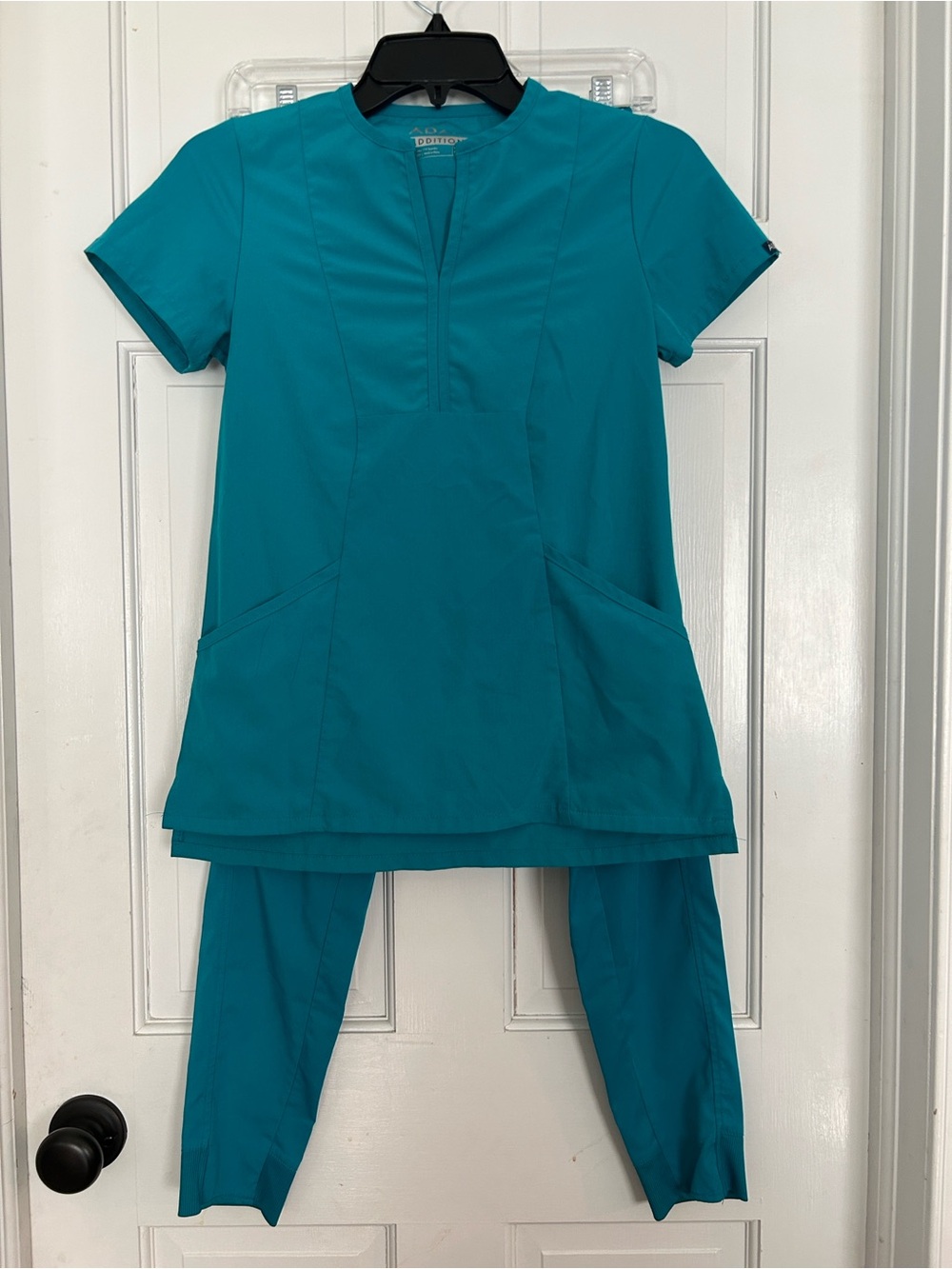 Adar Teal Medical Top - XXS